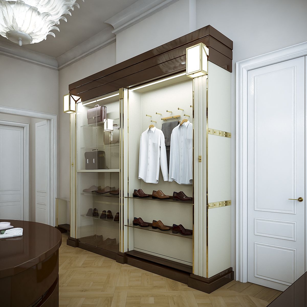 Comercial 3D rendering of the Zilli store with modern style